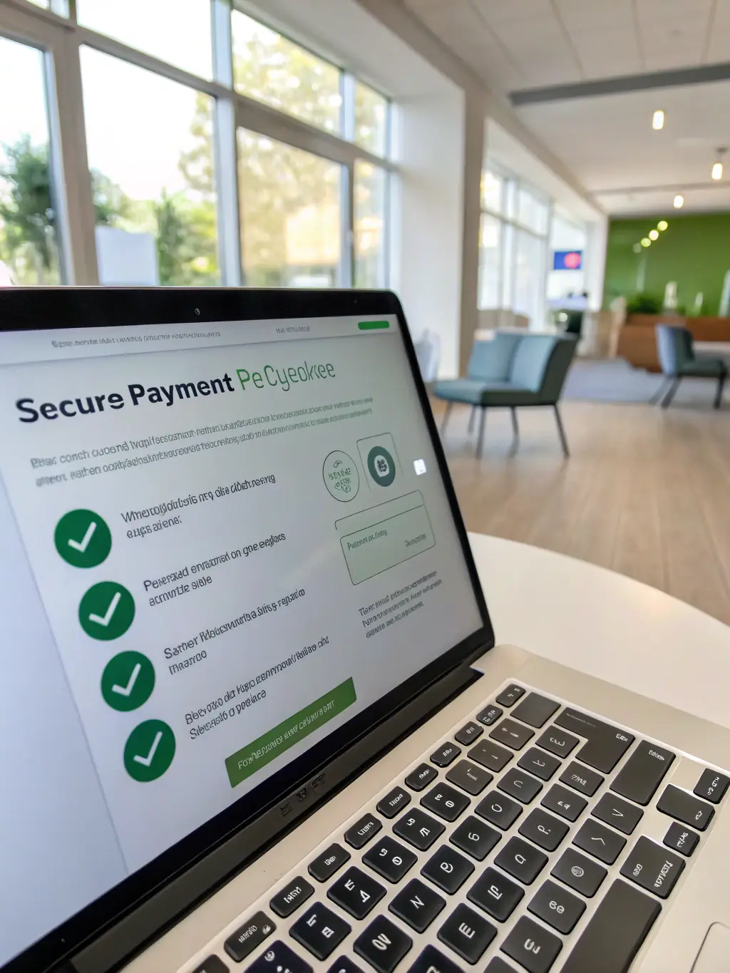 A professional-looking image depicting a secure online payment gateway, emphasizing the safety and reliability of SagePayments' transaction processing.